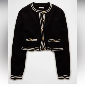 AE Button-Up Crew Neck Cardigan - NWT